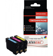 Druckerpatrone BRG843093 (kompatibel mit Epson), cyan/magenta/gelb, 3x500 Seiten