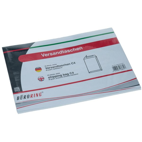4016058038717 - Versandtaschen C4 ohne Fenster haftklebend 90g weiß 4016058038717 25 Stück