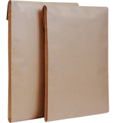 Faltentaschen C4 ohne Fenster 40mm Falte haftklebend 130g braun