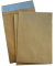 Faltentaschen B4 ohne Fenster 40mm Falte haftklebend 130g braun