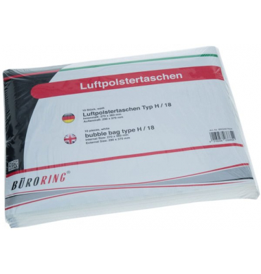 Luftpolstertasche 18/H weiß innen: 270x360mm
