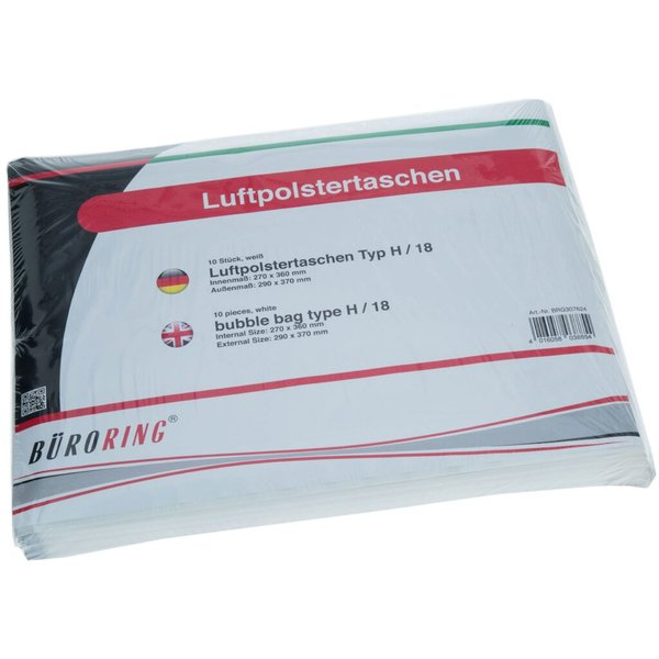 4016058038854 - Luftpolstertasche 18 H weiß innen 270x360mm 4016058038854 307624 10 Stück 4016058038854 - Luftpolstertasche 18 H weiß innen 270x360mm 4016058038854 307624 10 Stück