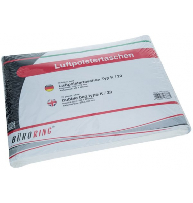 Luftpolstertasche 20/K weiß innen: 350x470mm