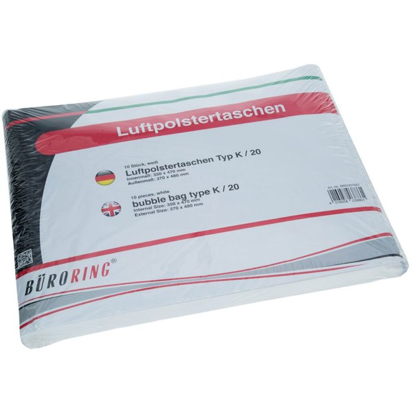 4016058038861 - Luftpolstertasche 20 K weiß innen 350x470mm 4016058038861 307627 10 Stück 4016058038861 - Luftpolstertasche 20 K weiß innen 350x470mm 4016058038861 307627 10 Stück