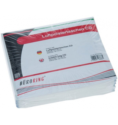 Luftpolstertasche CD weiß innen: 175x200mm