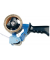 Büroring Metall Packband-Abroller, blau, für Packband Rollen 50mmx66m