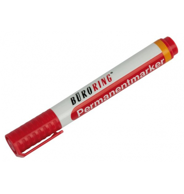 Permanentmarker, rot, Keilspitze 1-4mm