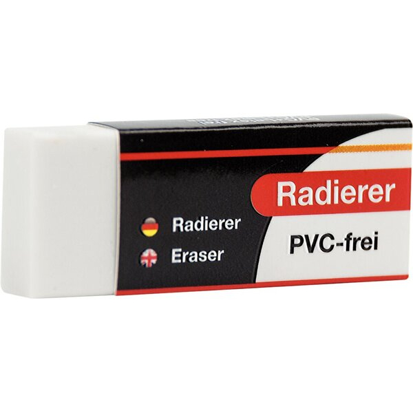 4016058046491 - Radiergummi weiß 57x22x10mm 4016058046491 331399