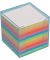 Zettelbox 196646, 90x90mm, inkl. 700 Notizzettel, farbig transparent, Kunststoff