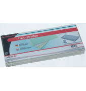 Trennstreifen BRG660575 grau 190g gelocht 24x10,5cm 