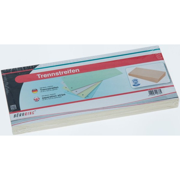 4016058047764 - Trennstreifen BRG660574 chamois 190g gelocht 24x105cm  4016058047764 Büroring