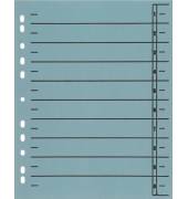 Trennblätter BRG670103 A4 blau 230g 