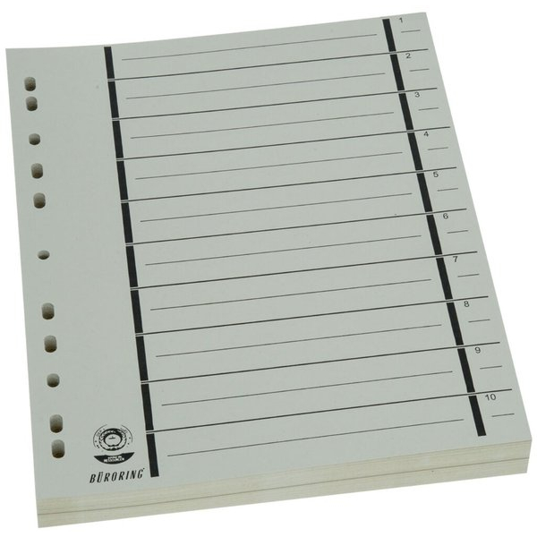 4016058048150 - Trennblätter BRG670106 A4 chamois 230g Recyclingkarton 4016058048150 100 Stück
