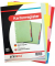 Büroring Karton Register A4 5-tlg. 5-farbig 175g/qm