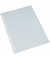 Prospekthüllen BRG620238 Standard, A4, transparent genarbt, oben offen, 0,05mm