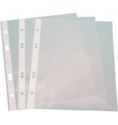 Prospekthüllen BRG620236 Standard, A5, transparent genarbt, oben offen, 0,055mm
