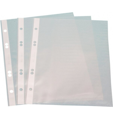 Prospekthüllen BRG620236 Standard, A5, transparent genarbt, oben offen, 0,055mm