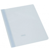 Schnellhefter BRG609020, A4, wei&szlig;, Kunststoff, Vorderdeckel transparent