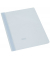 Schnellhefter BRG609020, A4, wei&szlig;, Kunststoff, Vorderdeckel transparent