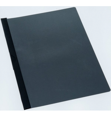 Klemmhefter BRG667328, A4 schwarz, für ca. 30 Blatt, Polypropylen (PP) 80g