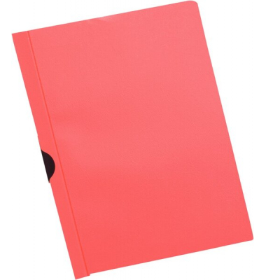 Klemmhefter BRG667293, A4 rot, für ca. 30 Blatt, Polypropylen (PP) 80g