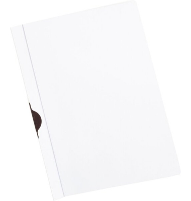 Klemmhefter BRG667329, A4 weiß, für ca. 30 Blatt, Polypropylen (PP) 80g