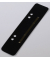 Heftstreifen kurz PP schwarz 35x150mm Metalldeckleiste