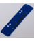 Heftstreifen kurz PP blau 35x150mm Metalldeckleiste