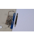 Heftstreifen kurz PP blau 35x150mm Metalldeckleiste