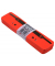 Heftstreifen kurz BRG660582, Kunststoff mit Metalldeckleiste, rot