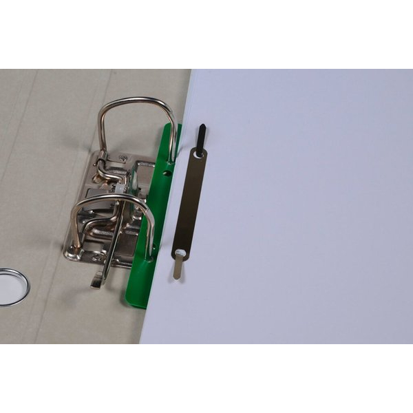 4016058050276 - Heftstreifen kurz BRG660583 Kunststoff mit Metalldeckleiste grün 4016058050276 25 Stück