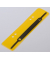 Heftstreifen kurz BRG660584, 3,5x15cm (BxL), Kunststoff mit Metalldeckleiste, gelb