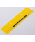 Heftstreifen kurz BRG660584, 3,5x15cm (BxL), Kunststoff mit Metalldeckleiste, gelb