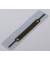Heftstreifen kurz PP grau 35x150mm Metalldeckleiste
