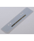 Heftstreifen kurz PP grau 35x150mm Metalldeckleiste