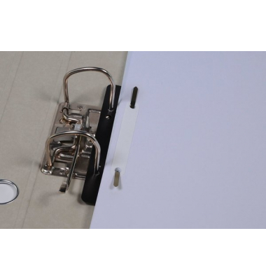 Heftstreifen kurz BRG660610, 3,5x15cm (BxL), Kunststoff mit Kunststoffdeckleiste, schwarz