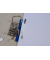 Heftstreifen kurz PP blau 35x150mm