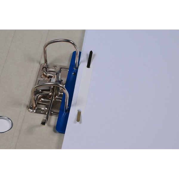 4016058050733 - Heftstreifen kurz BRG660611 35x15cm (BxL) Kunststoff mit Kunststoffdeckleiste blau 4016058050733 25 Stück