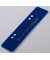Heftstreifen kurz PP blau 35x150mm