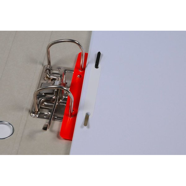 4016058050764 - Heftstreifen kurz BRG660612 35x15cm (BxL) Kunststoff mit Kunststoffdeckleiste rot 4016058050764 25 Stück