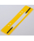 Heftstreifen kurz BRG660614, 3,5x15cm (BxL), Kunststoff mit Kunststoffdeckleiste, gelb