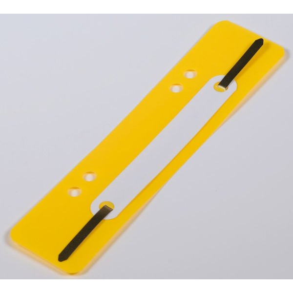 4016058050832 - Heftstreifen kurz BRG660614 35x15cm (BxL) Kunststoff mit Kunststoffdeckleiste gelb 4016058050832 25 Stück