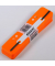 Heftstreifen kurz PP orange 35x150mm