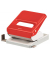 B&uuml;rolocher DP-520 ROT, rot, bis 2,5mm 25 Blatt, mit Anschlagschiene