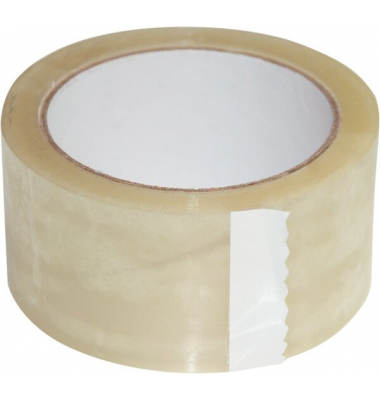 Packband 50 mm x 66 m, transparent leise abrollend, PP ,43 mic