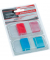 Haftmarker 8360ZZREDBLUE, 25x43mm, 2-farbig sortiert, ohne, rechteckig