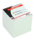 Zettelklotz 196643, 90x90mm, grau, REC Papier, 650 Blatt