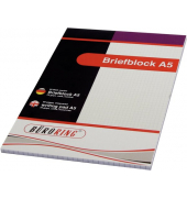 Briefblock A5 50 Blatt kariert, holzfrei, weiß