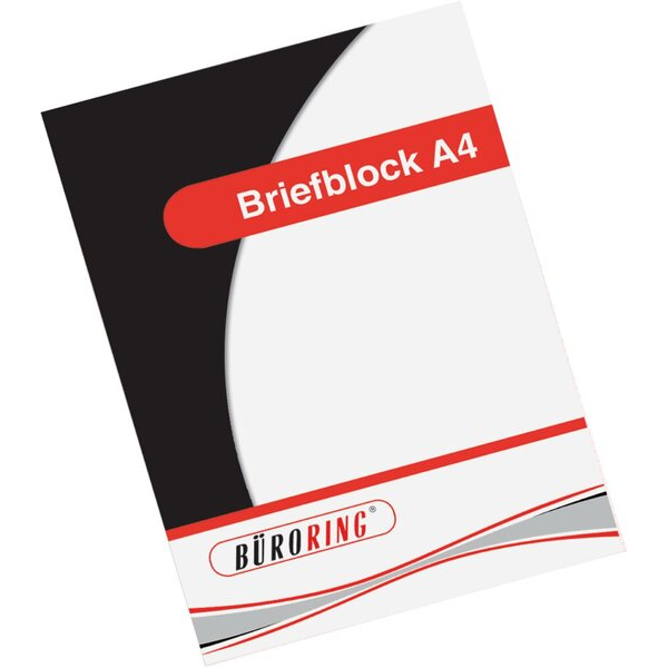 4016058056193 - Briefblock A4 50 Blatt kariert4-fach gelocht 4016058056193 Büroring