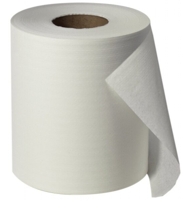 Rollenhandt&uuml;cher HTZ108KR, Au&szlig;enabrollung, 2-lagig, wei&szlig;, Papier